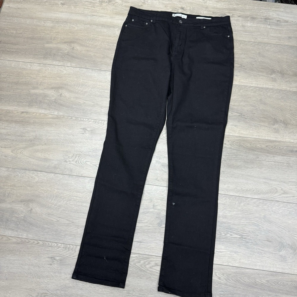 American Tall Black Georgia High Rise Skinny‎ Jeans Sz 36x35